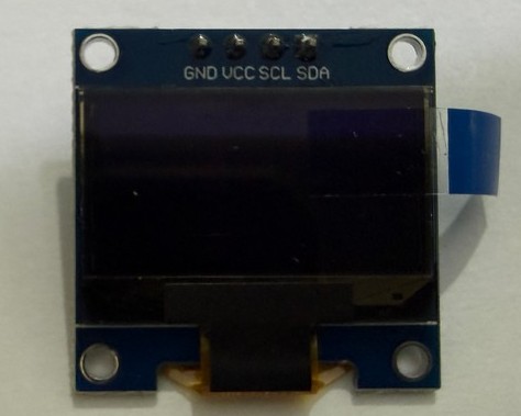 0.96 吋 OLED 顯示模組｜I²C 四線介面 ｜雙色 Arduino／微控制器適用