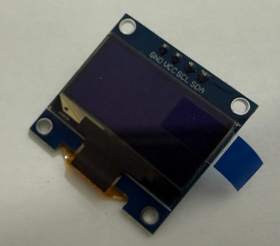 0.96 吋 OLED 顯示模組｜I²C 四線介面 ｜雙色 Arduino／微控制器適用