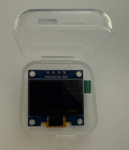 0.96 吋 OLED 顯示模組｜I²C 四線介面 ｜藍色 Arduino／微控制器適用
