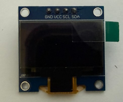 0.96 吋 OLED 顯示模組｜I²C 四線介面 ｜藍色 Arduino／微控制器適用