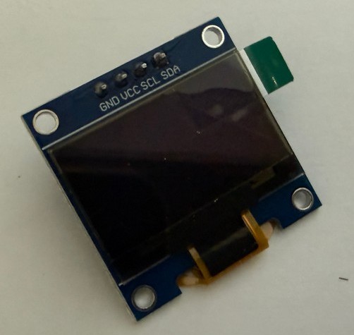 0.96 吋 OLED 顯示模組｜I²C 四線介面 ｜藍色 Arduino／微控制器適用
