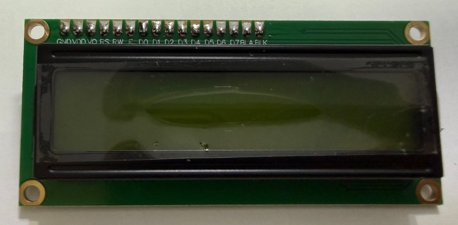 1602 字元型 LCD 液晶顯示模組／I²C 四線通訊介面