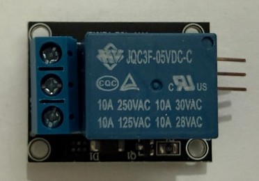 JQC3F-05VDC-C 5V 單路繼電器模組｜10A 負載控制／三端子輸出／開發板控制適用｜短板