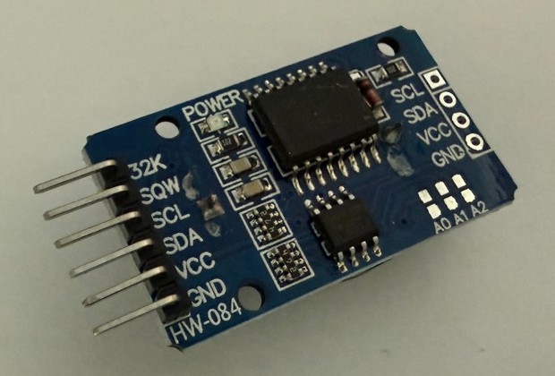 HW-084 DS3231 高精度實時時鐘模組｜I²C RTC 時間模組／AT24C32 EEPROM／CR2032 備援電池座