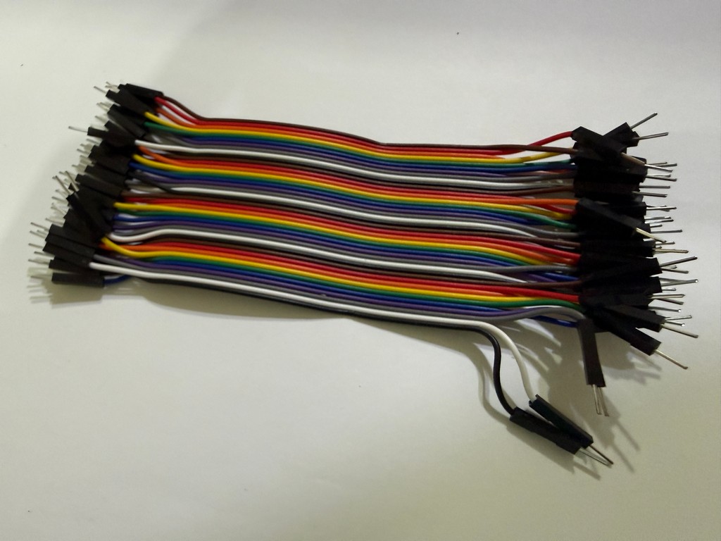 杜邦線 公對公 40P 15CM｜麵包板 Breadboard 電子實驗連接線