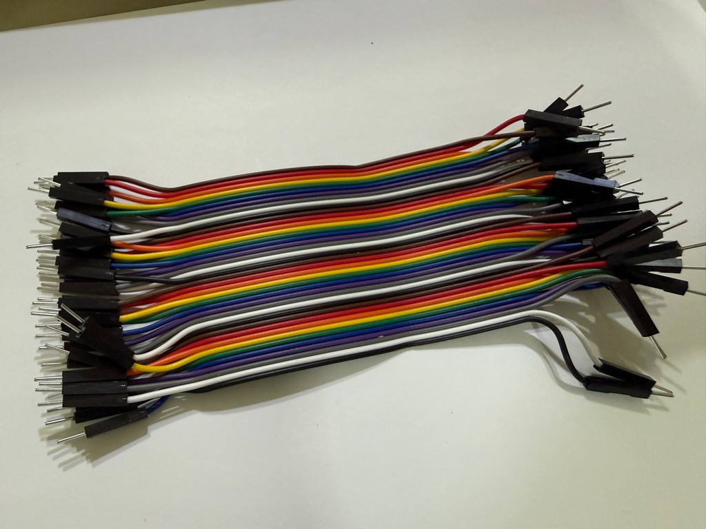 杜邦線 公對公 40P 15CM｜麵包板 Breadboard 電子實驗連接線
