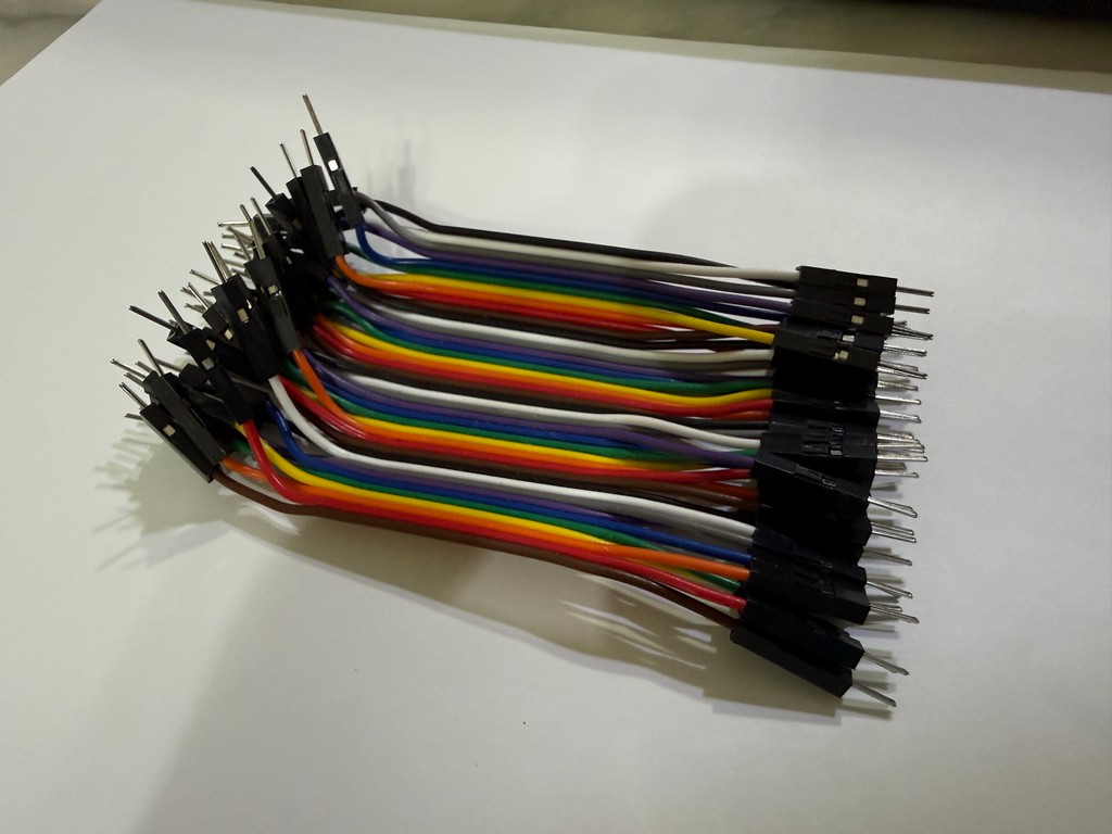 杜邦線 公對公 40P 10CM｜麵包板 Breadboard 電子實驗連接線