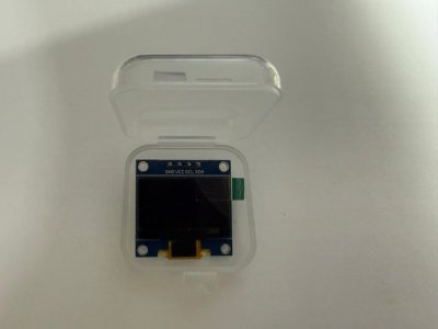 0.96 吋 OLED 顯示模組｜I²C 四線介面 ｜藍色 Arduino／微控制器適用