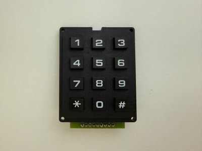 3×4 矩陣式數字鍵盤模組／12 鍵電子密碼鍵盤