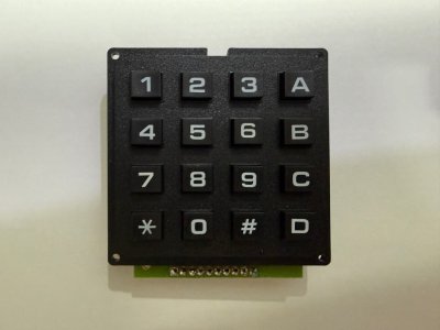 4×4 矩陣式數字鍵盤模組 16鍵輸入面板