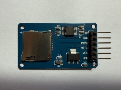 Micro SD Card Adapter 模組｜SPI 介面 MicroSD／TF 記憶卡讀寫擴充板