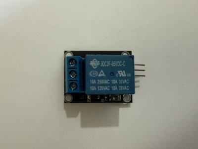 JQC3F-05VDC-C 5V 單路繼電器模組｜10A 負載控制／三端子輸出／開發板控制適用｜短板