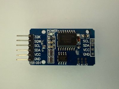 HW-084 DS3231 高精度實時時鐘模組｜I²C RTC 時間模組／AT24C32 EEPROM／CR2032 備援電池座