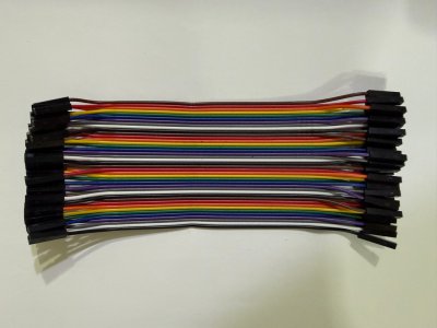 杜邦線 母對母 40P 15CM｜2.54mm 接線端子 Arduino Nano Sensor 感測器連接線