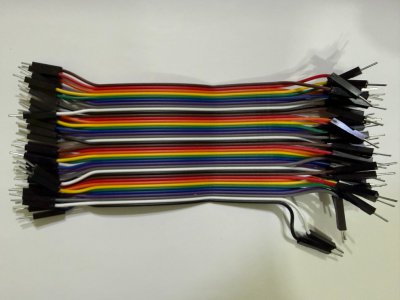 杜邦線 公對公 40P 15CM｜麵包板 Breadboard 電子實驗連接線