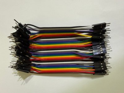杜邦線 公對公 40P 10CM｜麵包板 Breadboard 電子實驗連接線